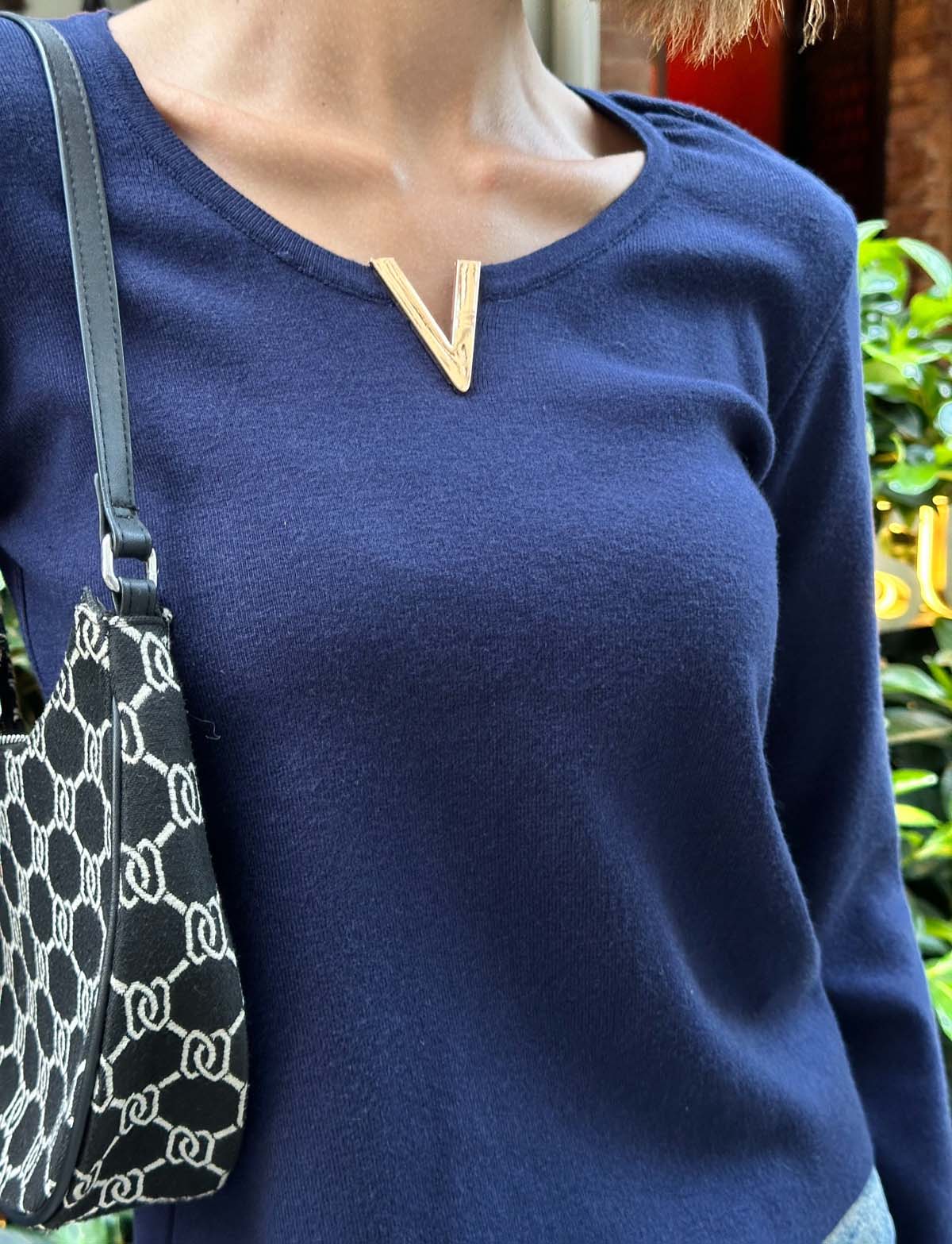 Korspan Düz V Broşlu Badi