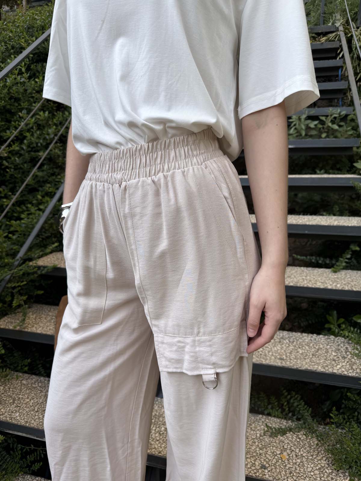 BELİ LASTİKLİ PANTOLON