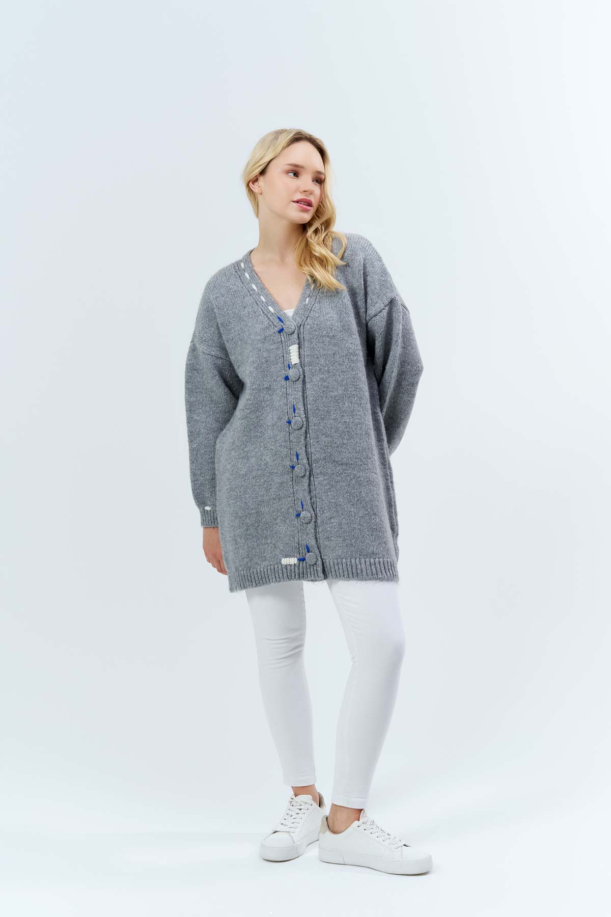 Şardonlu ELişili Hırka