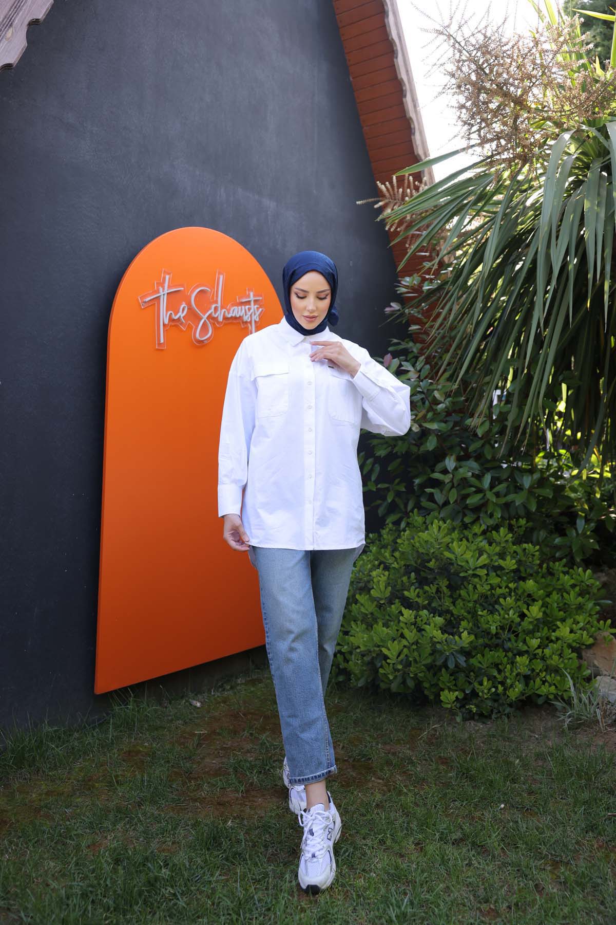 Arkası  Fermuarlı Gömlek