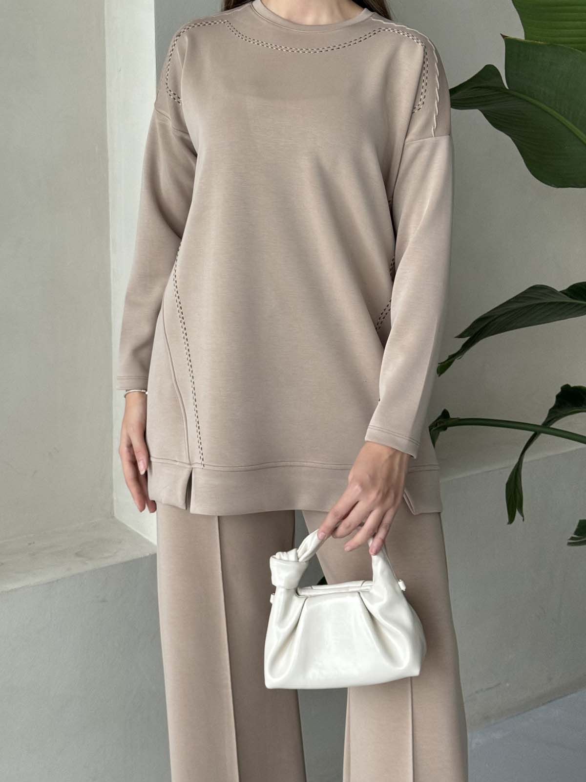 Tunik  Yanı  Dikişli