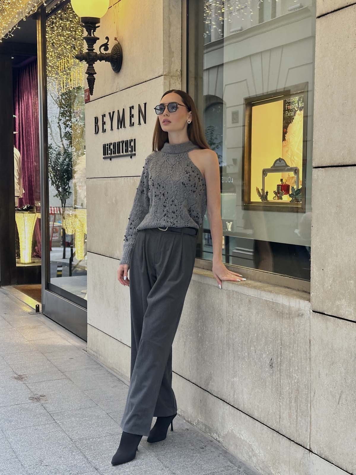 Şardon Omuz Detaylı Kazak