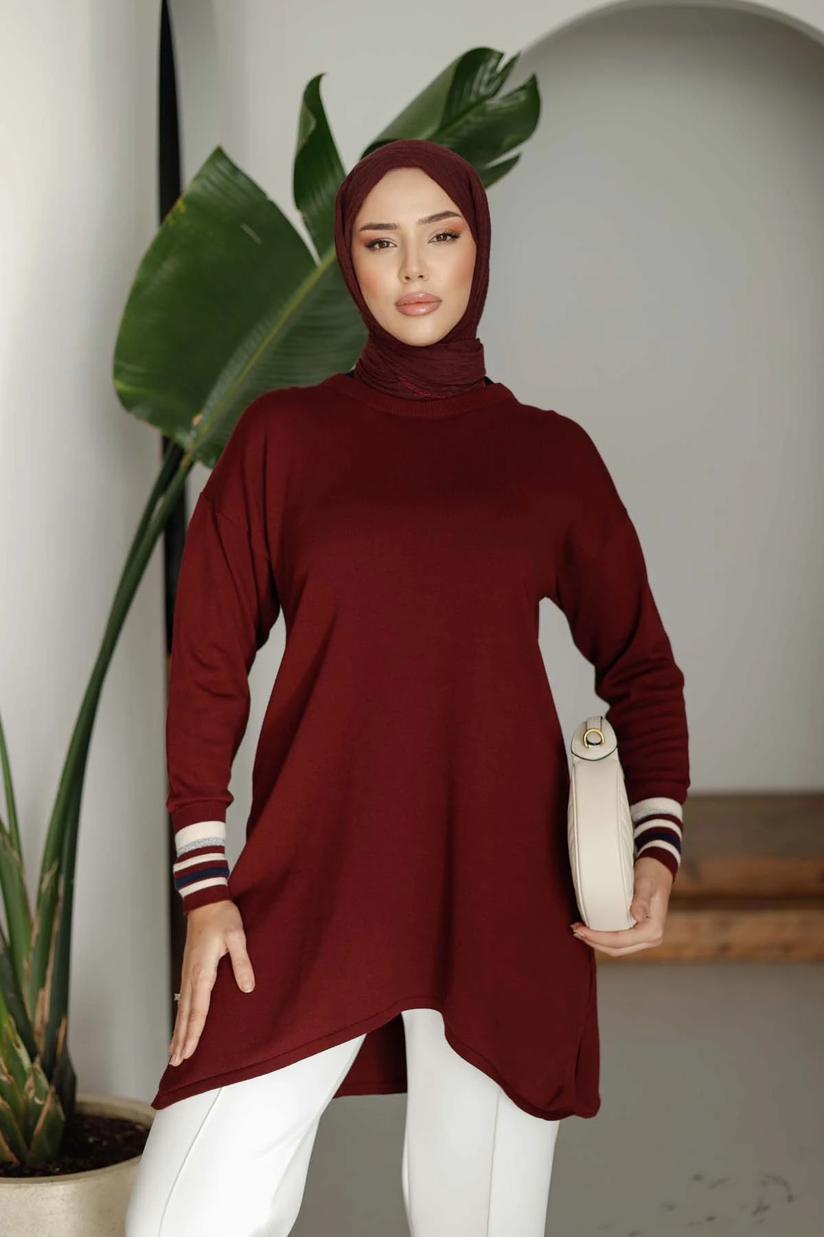 Tor Detaylı Modern Tunik