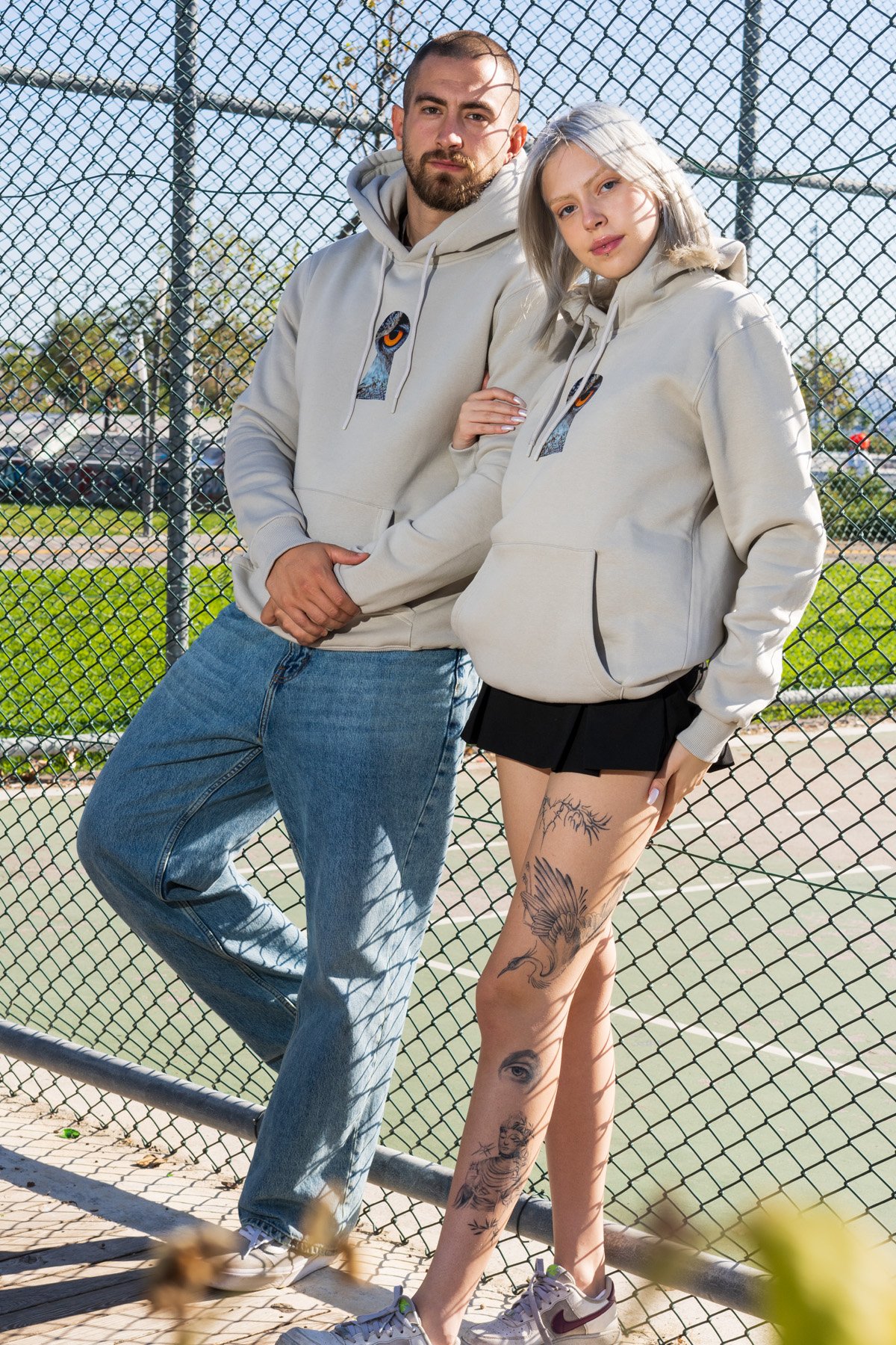 The Ravenhill "Key to Wisdom" Unisex Oversize Hoodie - Gri