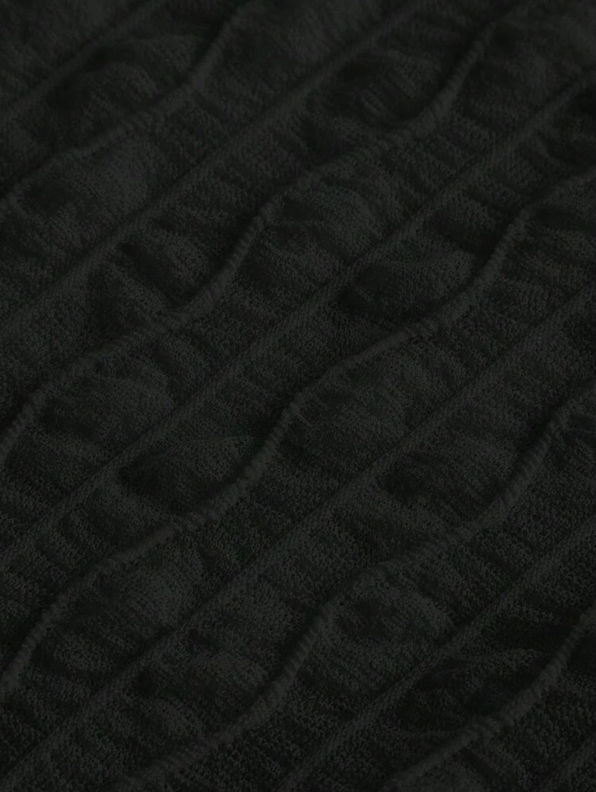 Black Contour Skirt