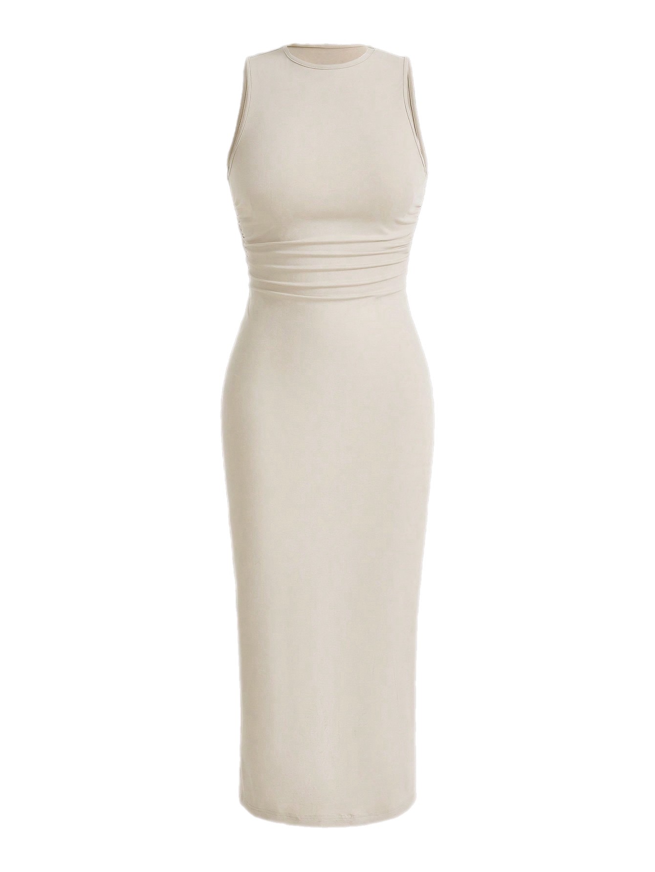 Beige Contour Dress