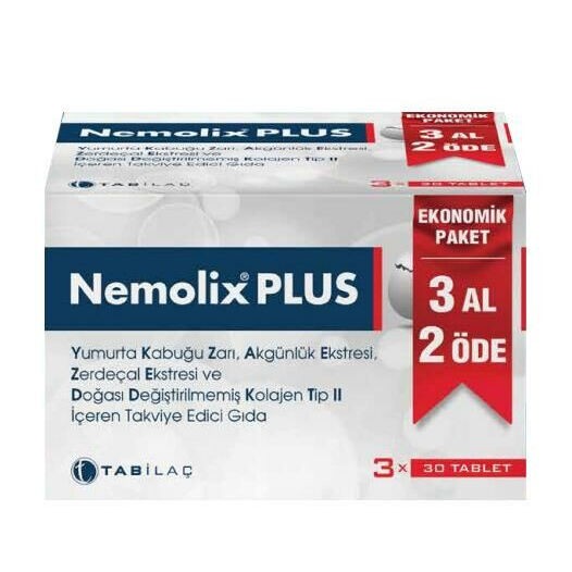 Nemolix PLUS Tablet 3 AL 2 ÖDE
