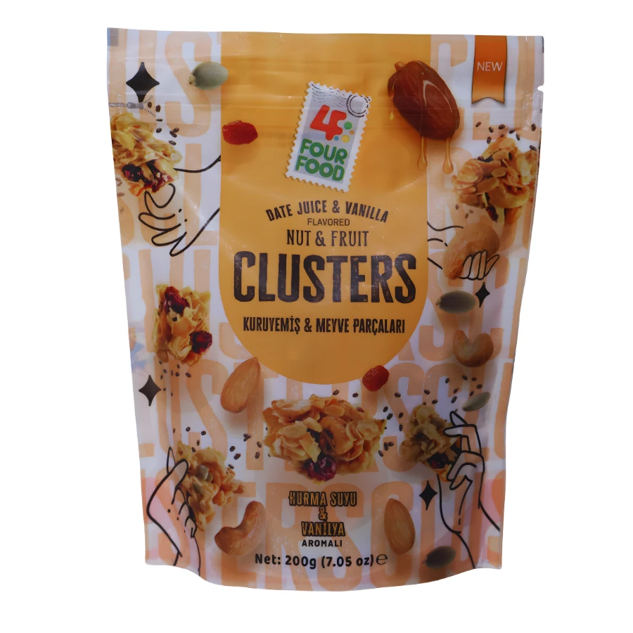 CLUSTERS - HURMA SUYU VE VANİLYA AROMALI KURUYEMİŞ