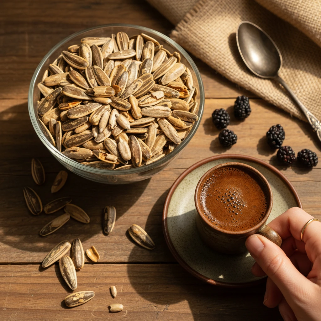 Siyah Ay Çekirdeği Kavrulmuş