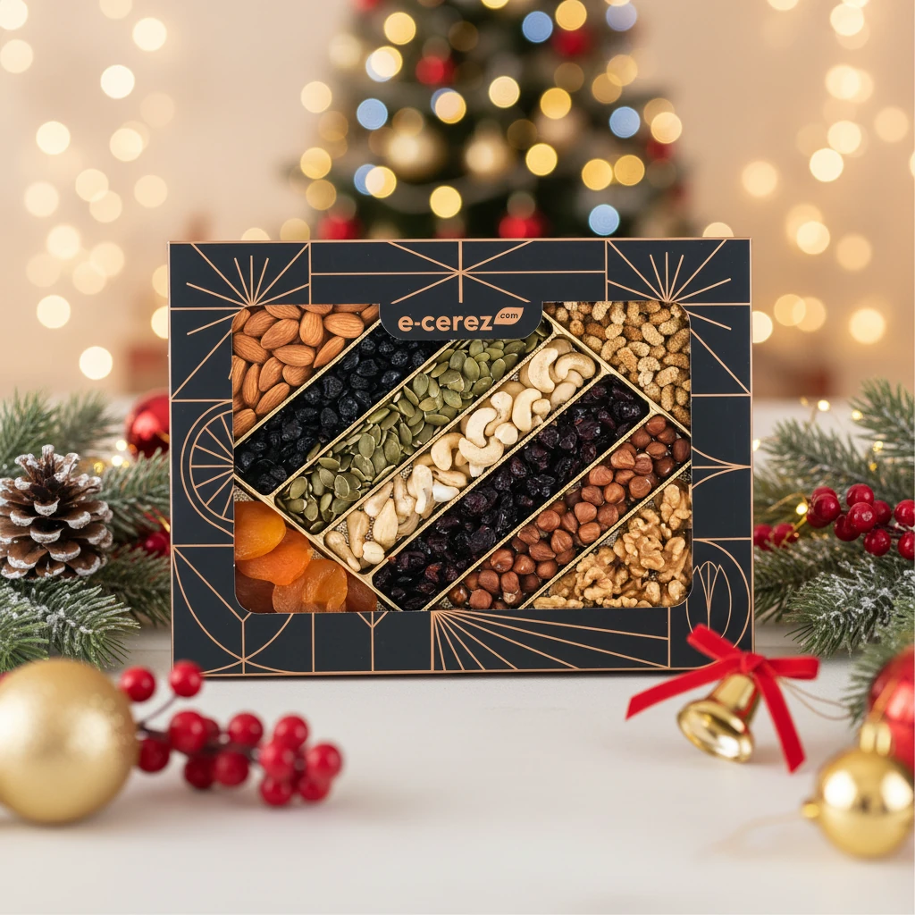 Doğal Enerji Karışık Kuruyemiş Kutusu - Siyah