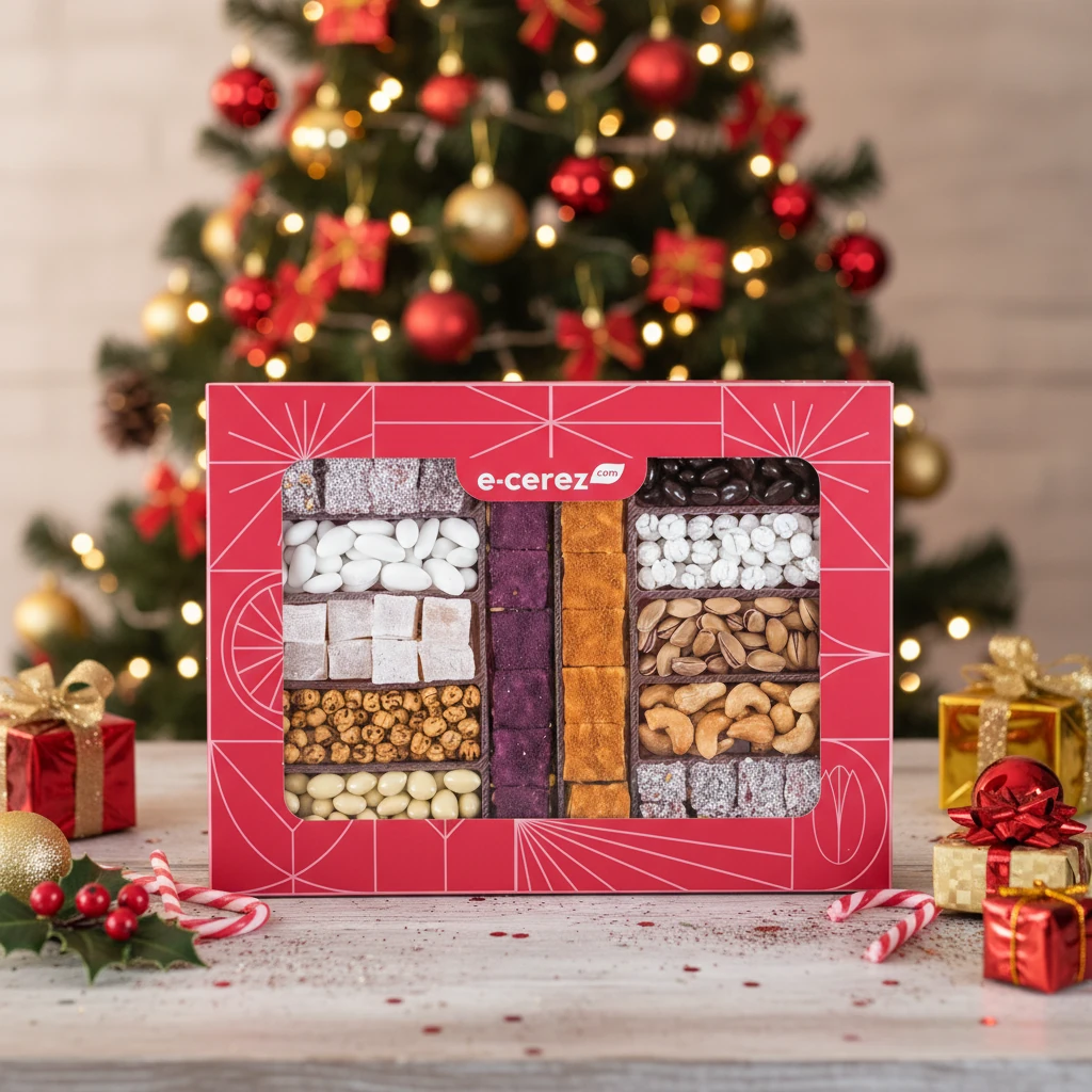 Deluxe Karışık Lokum Kutusu - Kırmızı