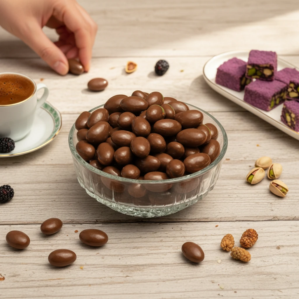 Sütlü Antep Fıstıklı Draje