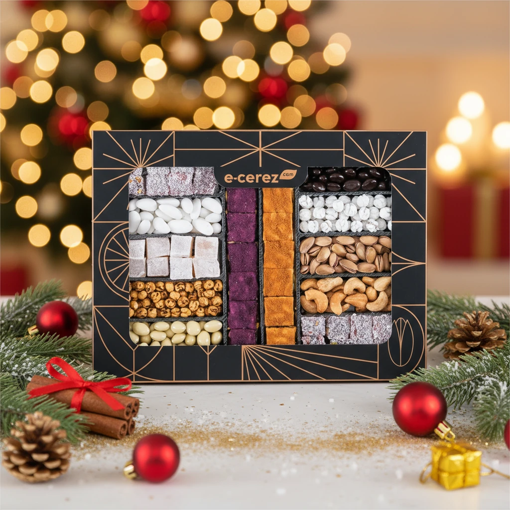 Deluxe Karışık Lokum Kutusu - Siyah