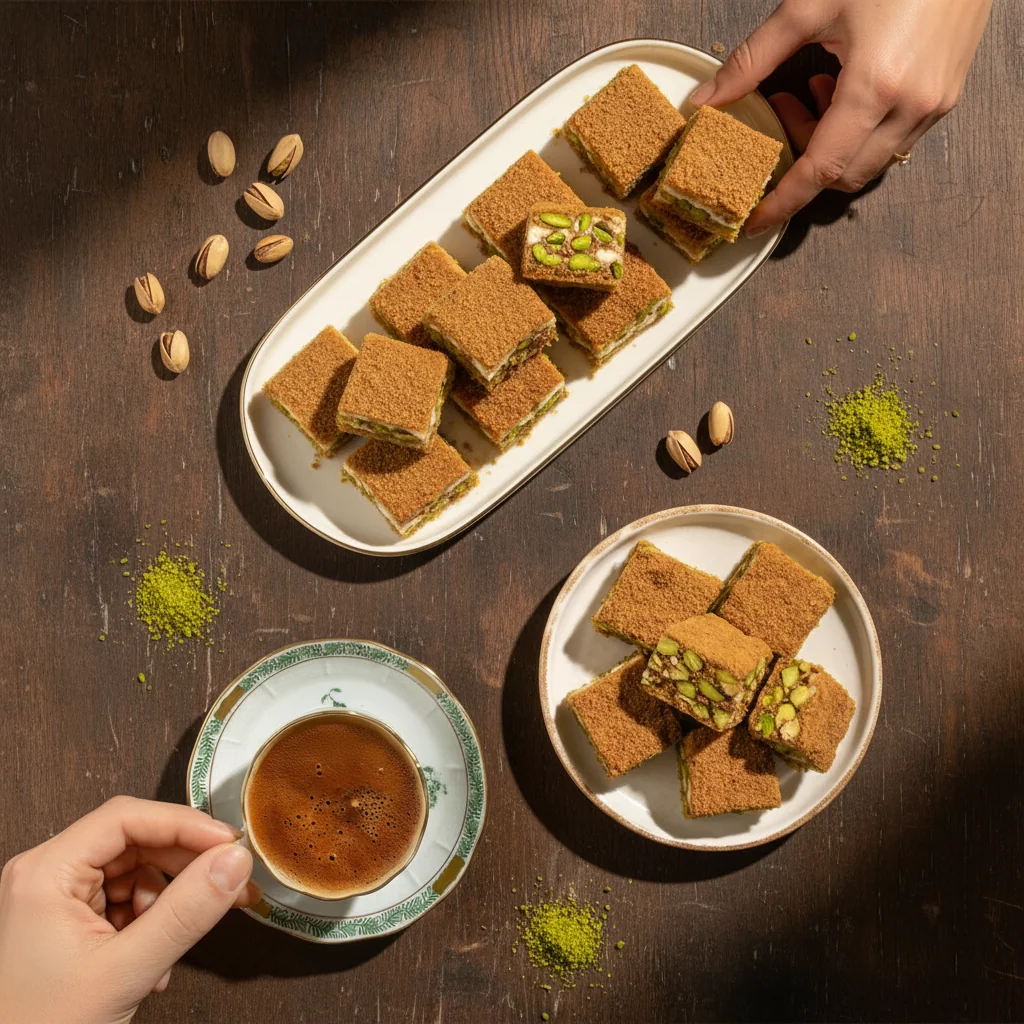 Lotus Fıstıklı Kremalı Baklava Türk Lokumu 300 Gr