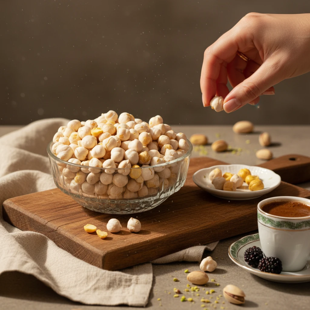 Beyaz Leblebi Kavrulmuş