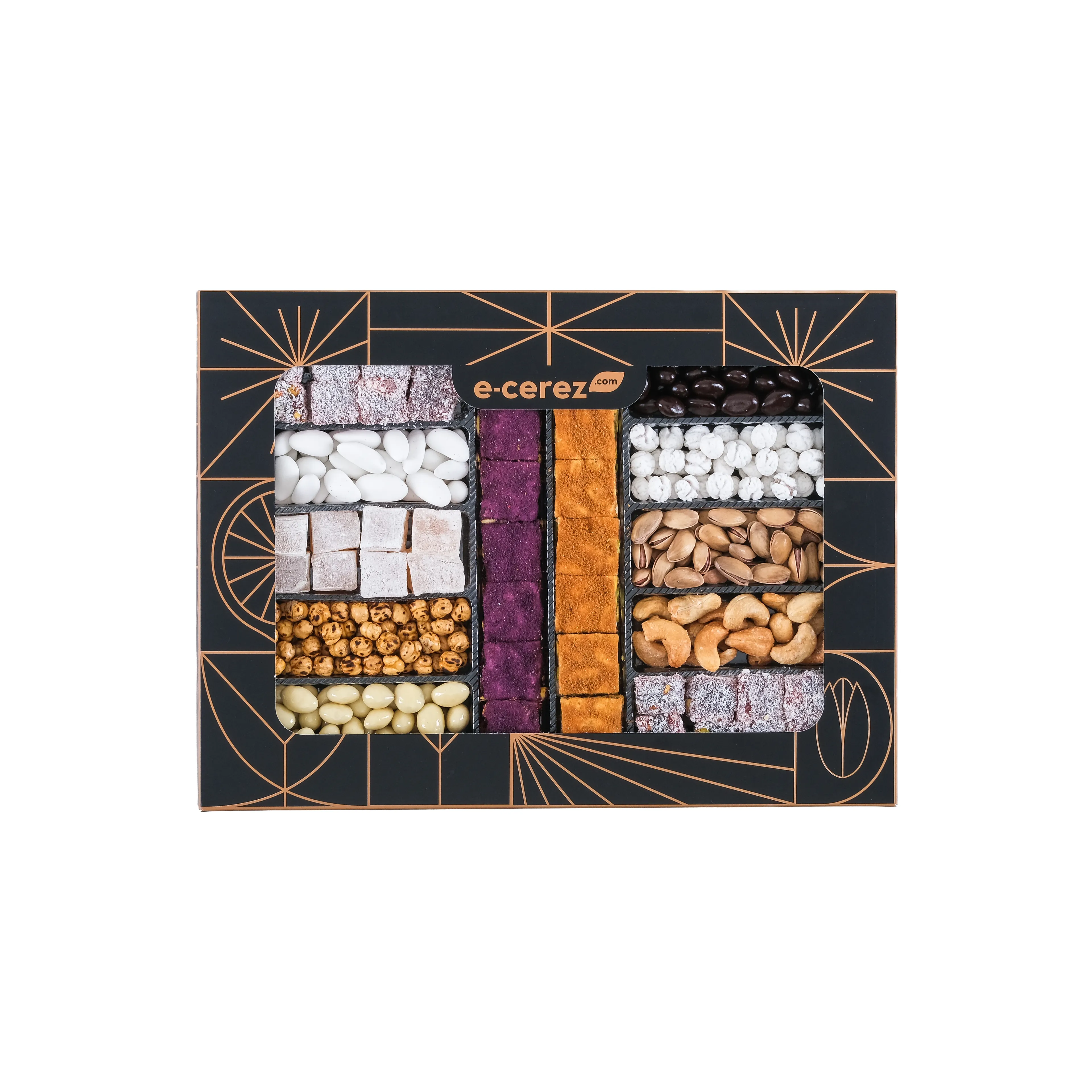 Deluxe Karışık Lokum Kutusu - Siyah