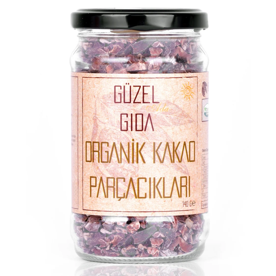 Organik Kakao Parçacıkları 140 Gr