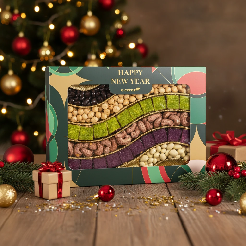 Gurme Baklava Lokum Kutusu - Yılbaşı