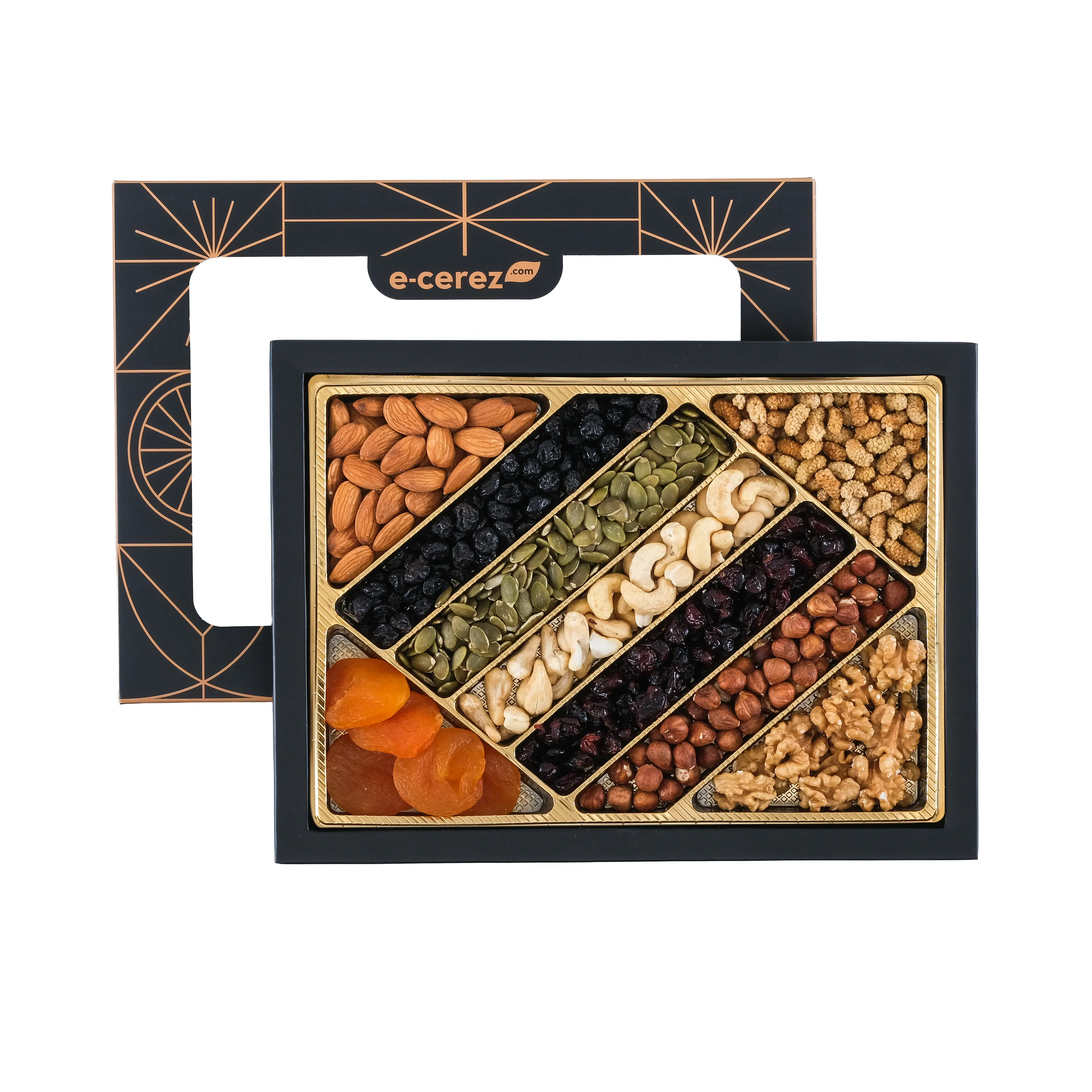 Doğal Enerji Karışık Kuruyemiş Kutusu - Siyah