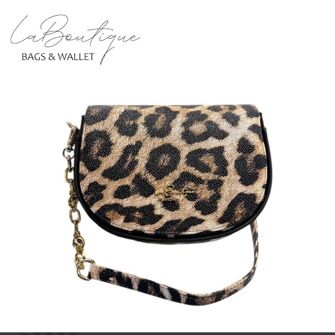 LA BOUTİQUE LEOPAR DESEN ÇANTA