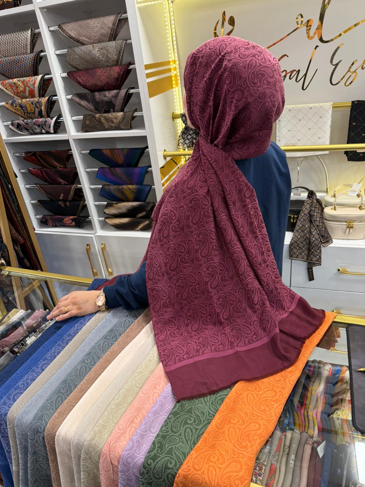 AKER DESENLİ PAMUK ŞAL