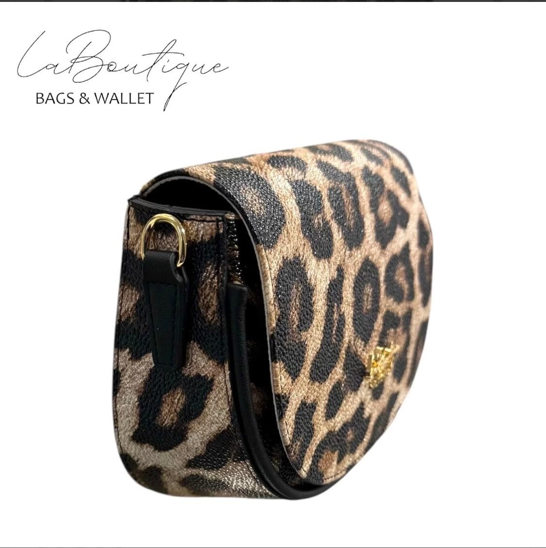 LA BOUTİQUE LEOPAR DESEN ÇANTA