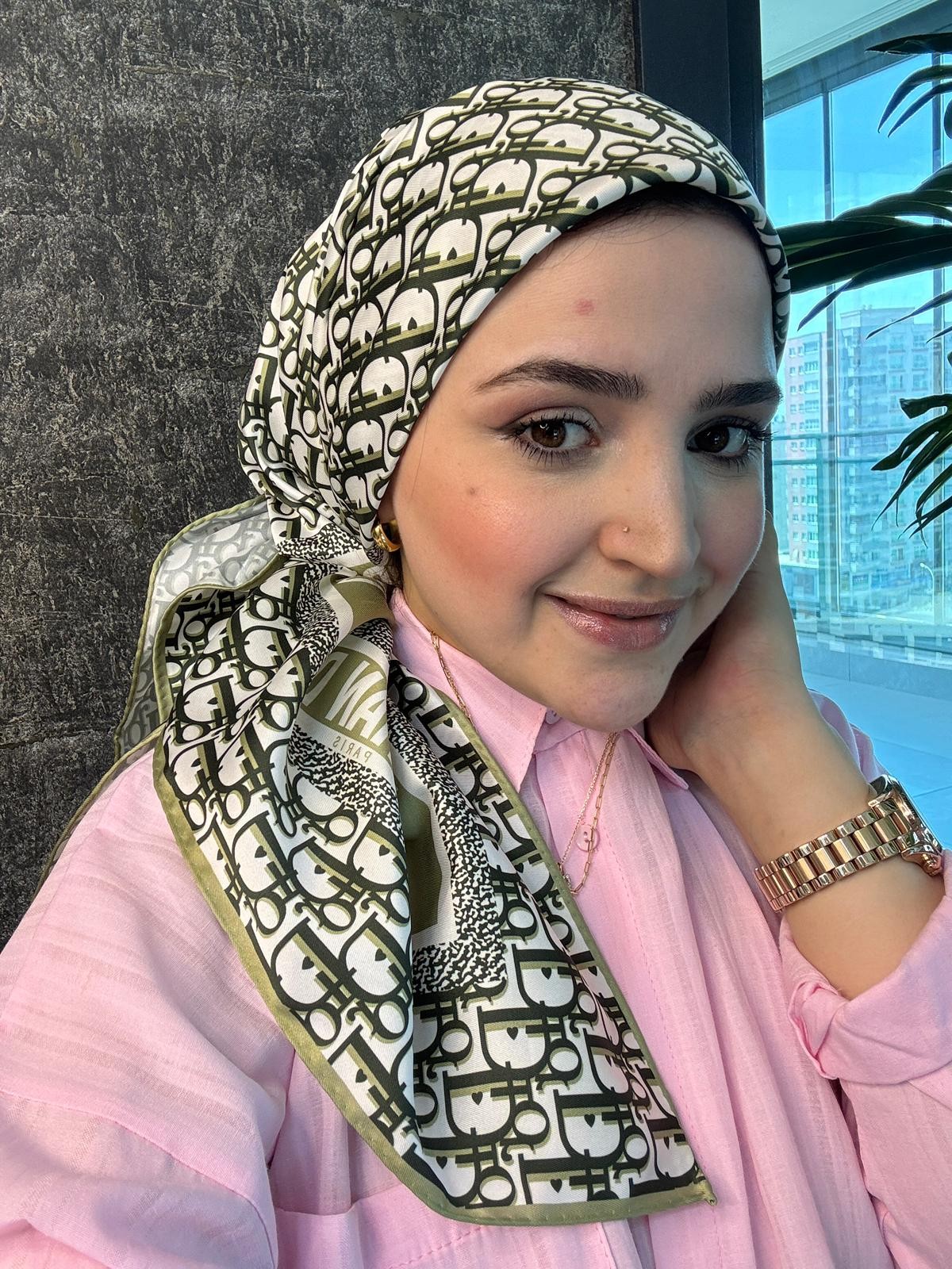 DİOR TWİL İPEK EŞARP