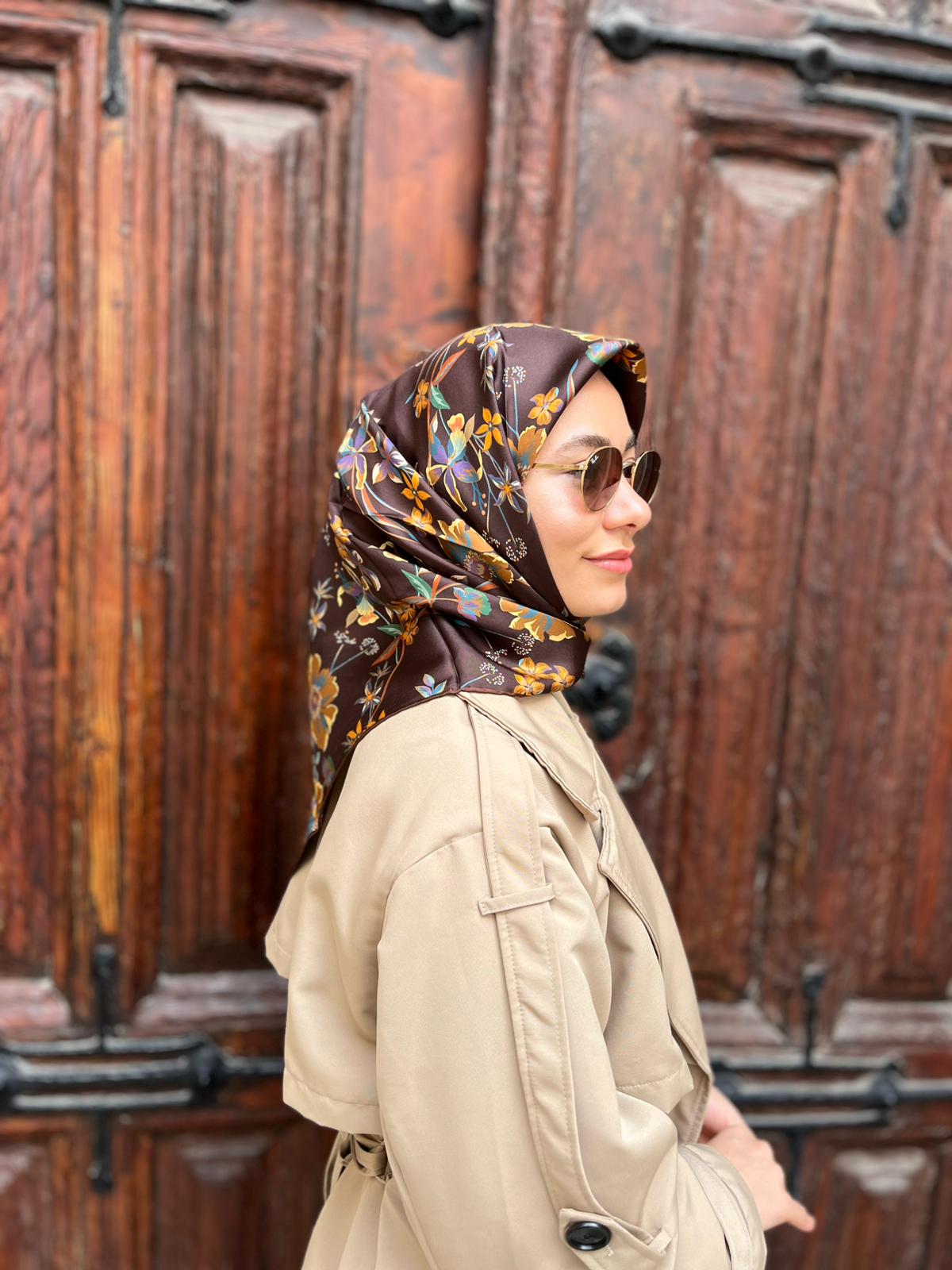 BELLİ %100 TWİL İPEK EŞARP