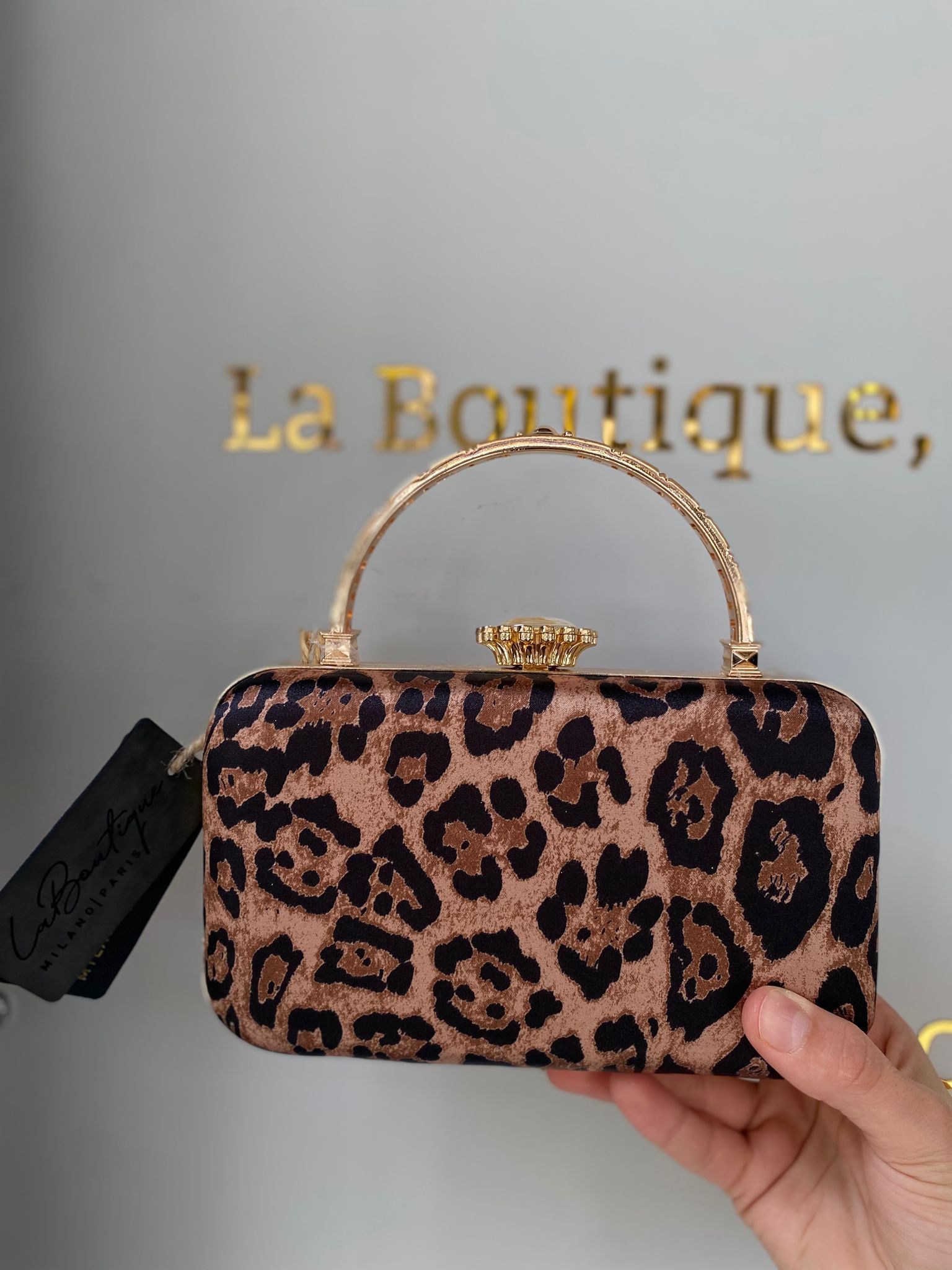 LA BOUTİQUE LEOPAR ÇANTA