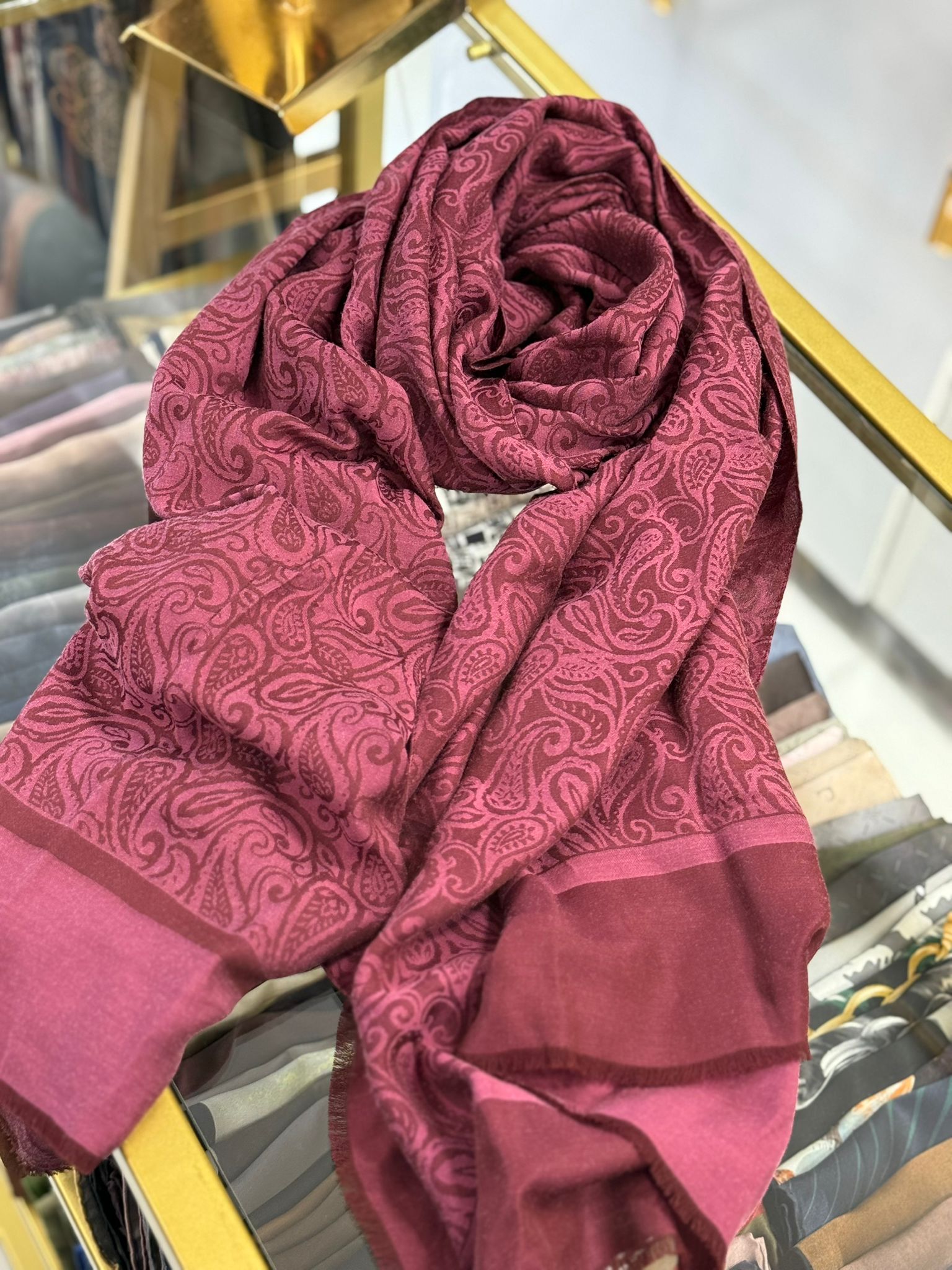 AKER DESENLİ PAMUK ŞAL