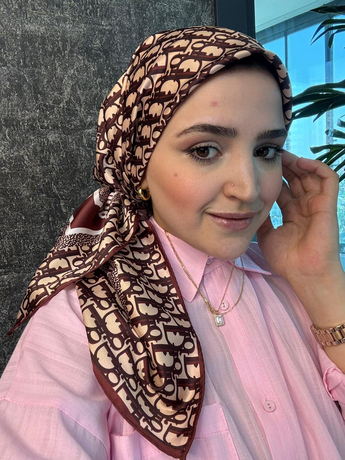 DİOR TWİL İPEK EŞARP