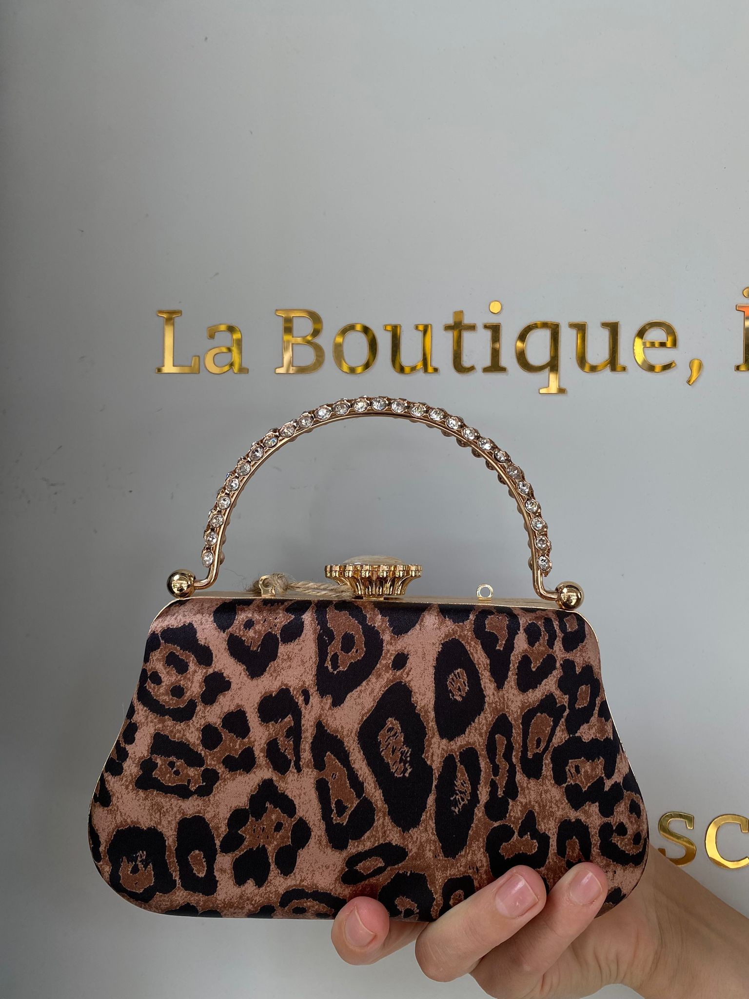 LA BOUTİQUE LEOPAR ÇANTA