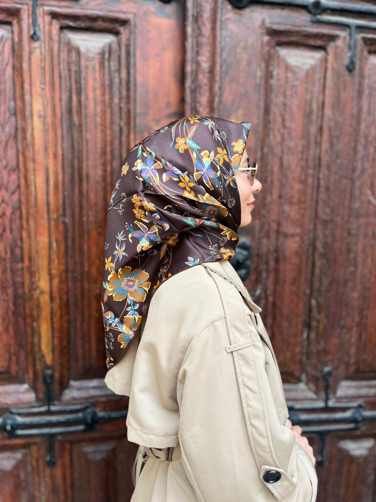 BELLİ %100 TWİL İPEK EŞARP