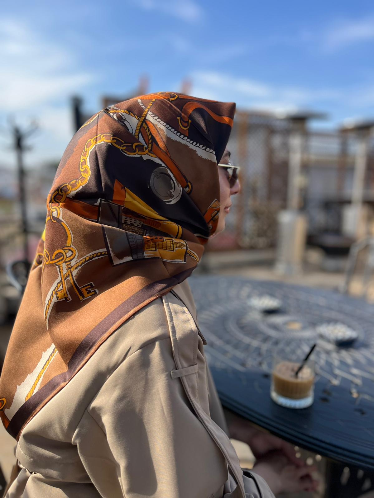 BELLİ TWİL İPEK EŞARP