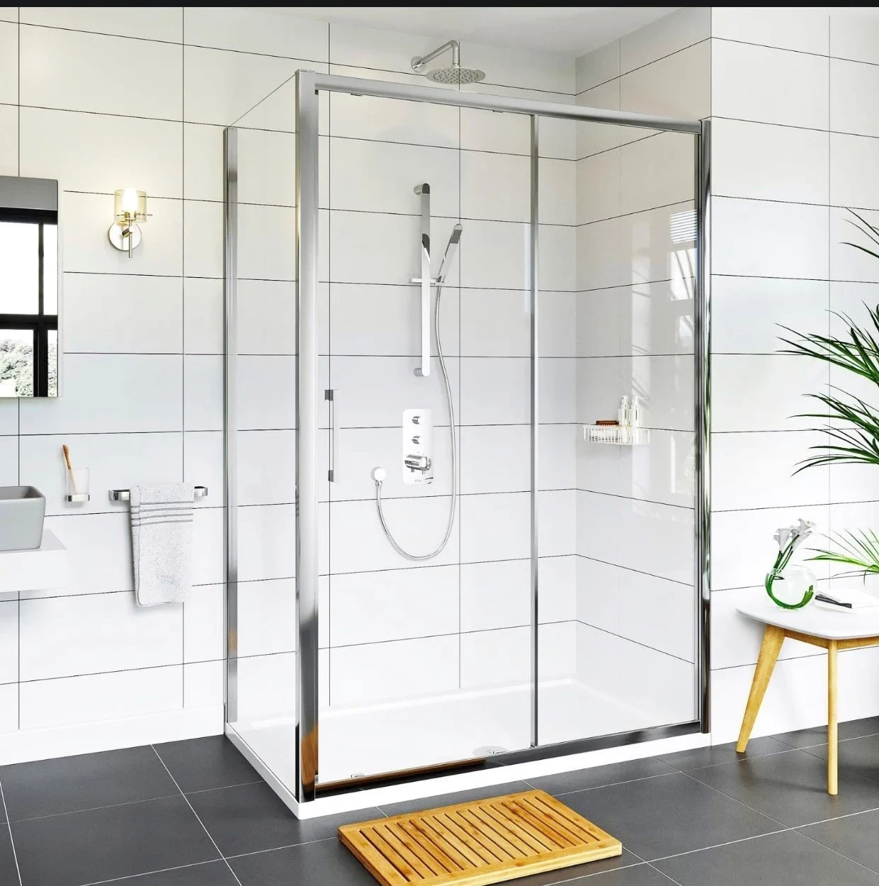 Teknesiz Dikdörtgen Duşakabin