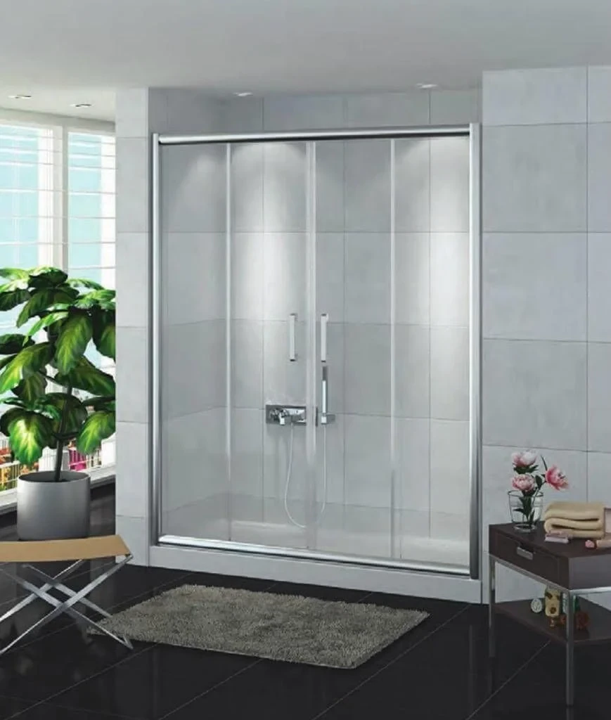 Sürgülü Çift Kapılı Duşakabin – Modern Temperli Cam Duşakabin Modeli