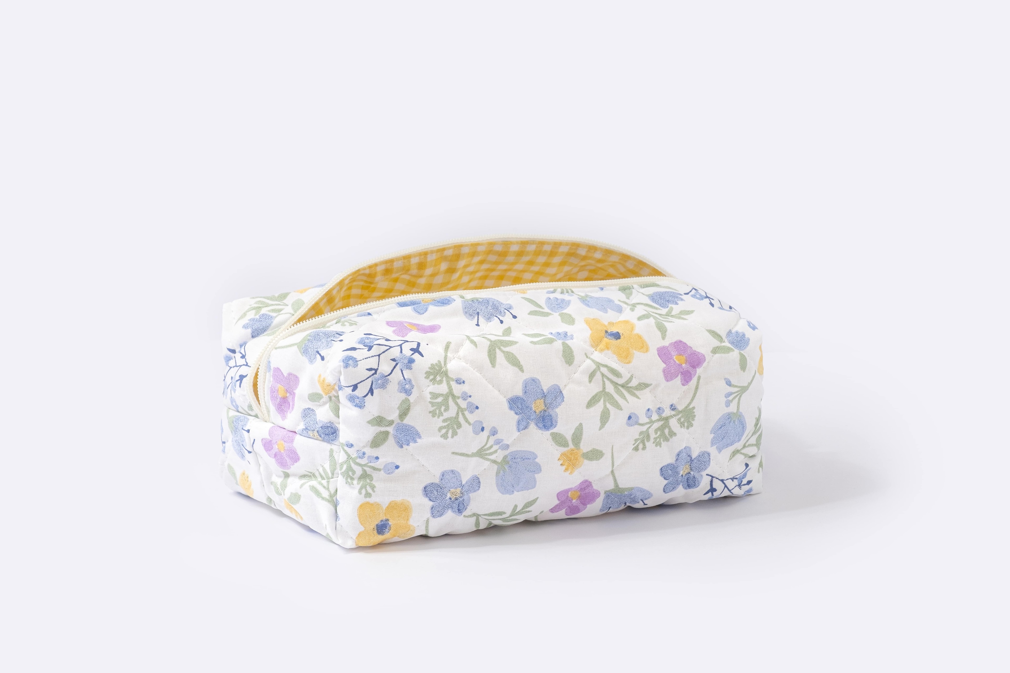 Cocos Yellow Large Cosmetic Bag