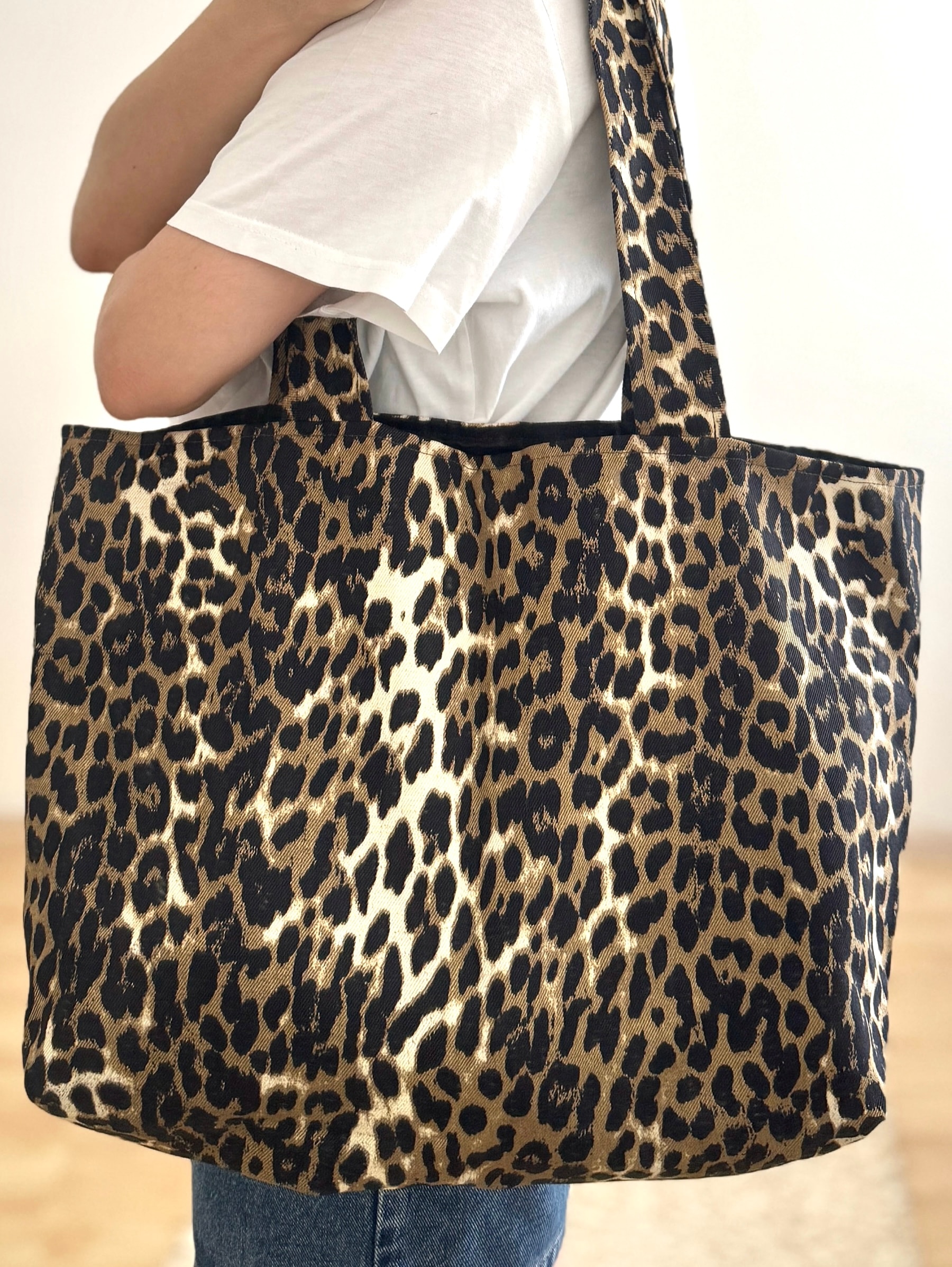 Leopard Print Tote Bag