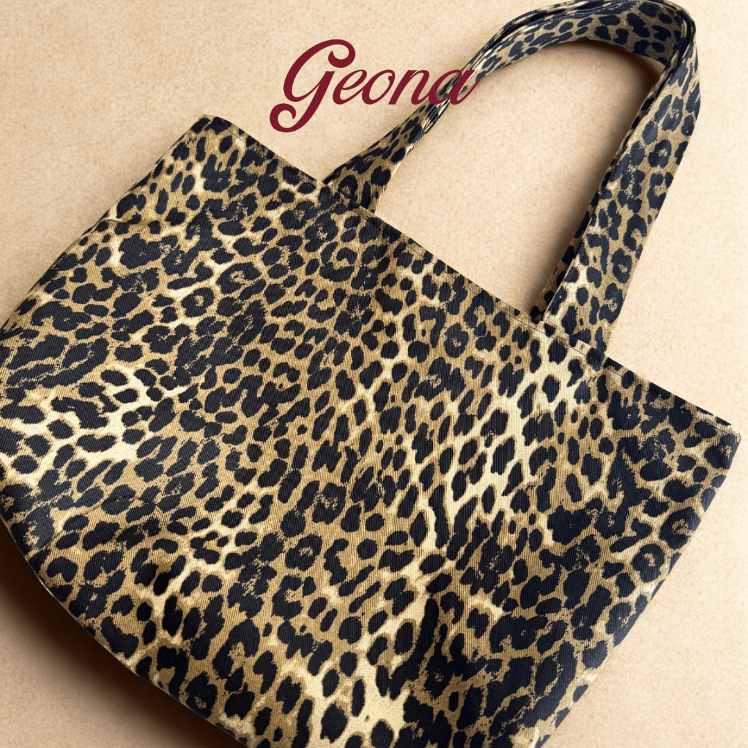 Leopar Desenli Tote Çanta