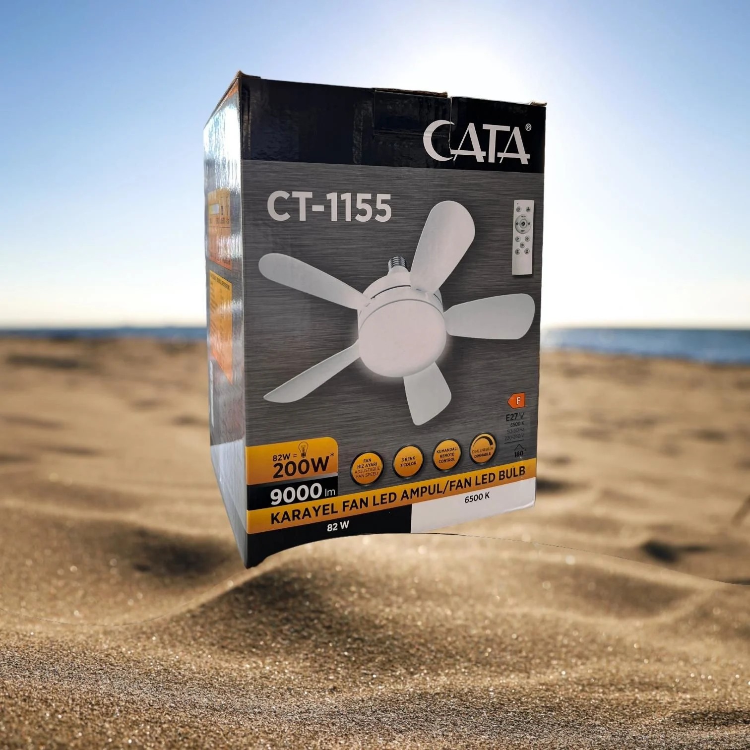 Cata CT-1155 82W Karayel Fan LED Ampul