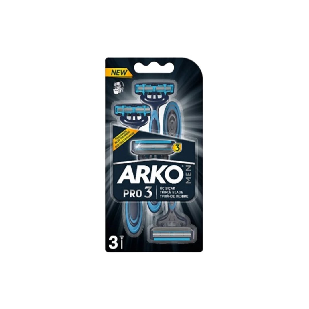 Arko Pro 3  Üç bıçaklı x3 Adet