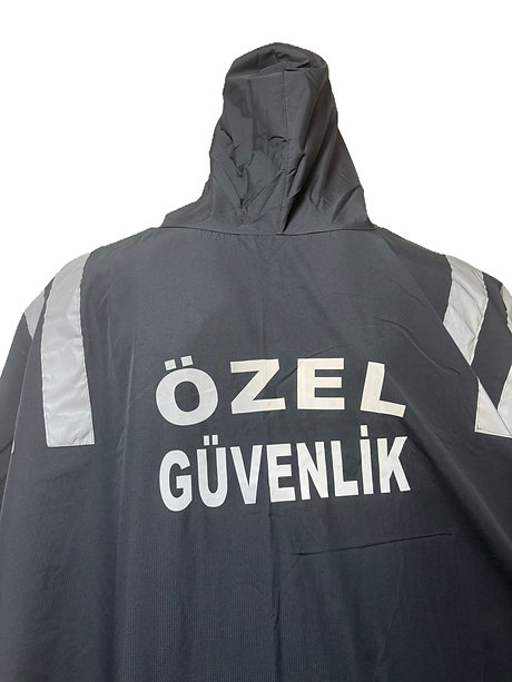 Özel Güvenlik Yağmurluk Panço