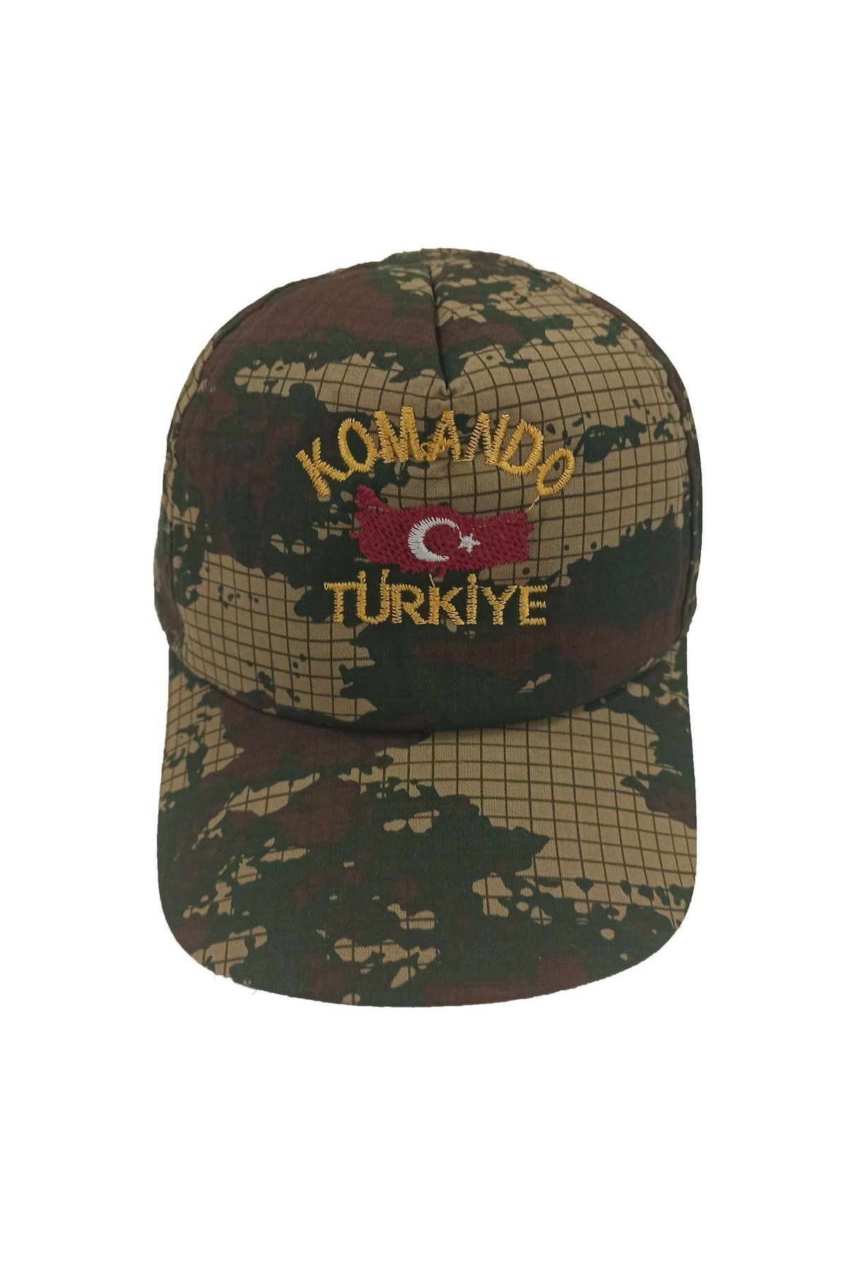 Çocuk Asker Kepi Kamuflaj