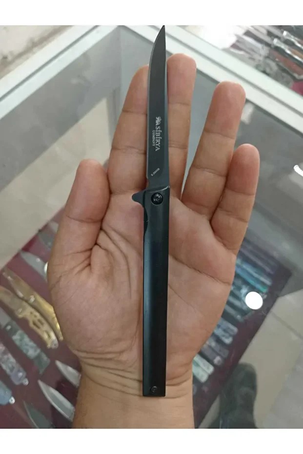 Sibirya Siyah Kamp Çakısı Balıkçı Çakısı Fileto Bıçağı