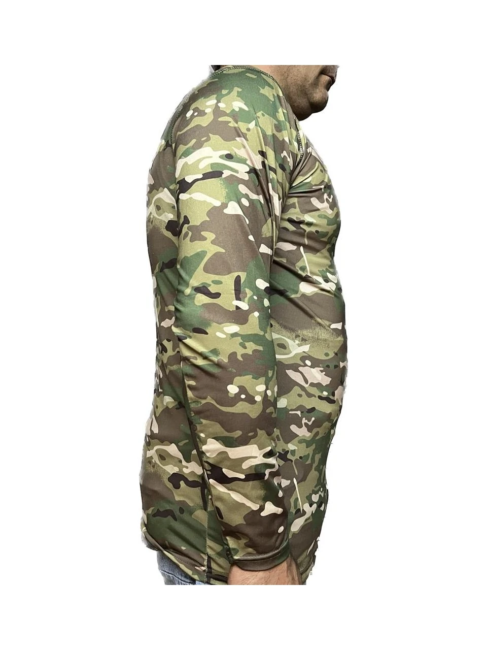 Multicam Termal Tişört Microfiber Kumaş Uzun Kollu