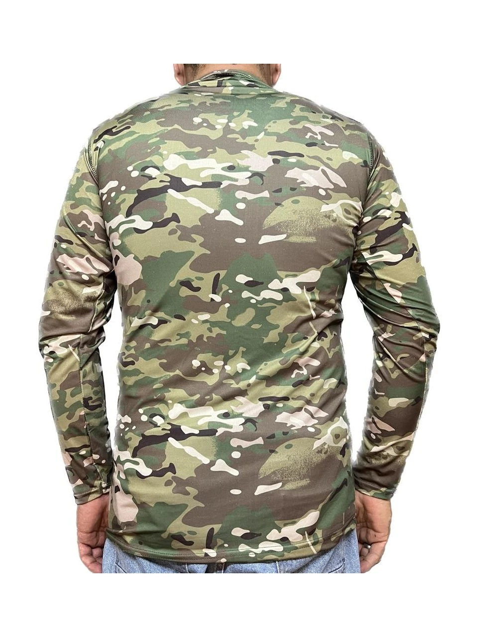 Multicam Termal Tişört Microfiber Kumaş Uzun Kollu