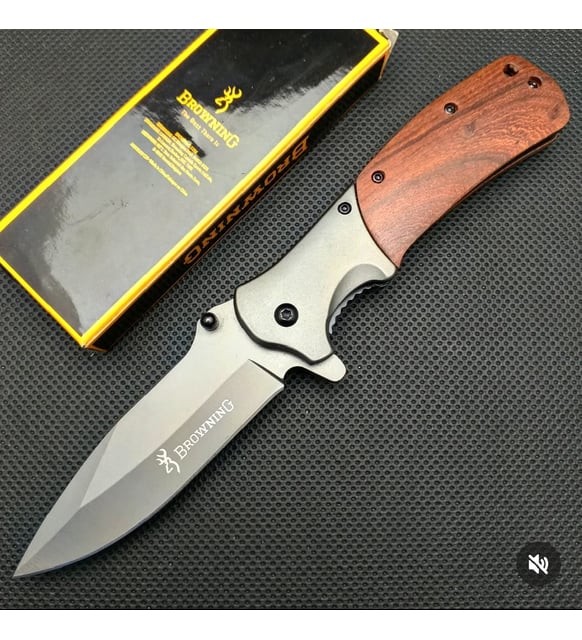Browning A342 Ahşap Kabze Kamp Çakısı