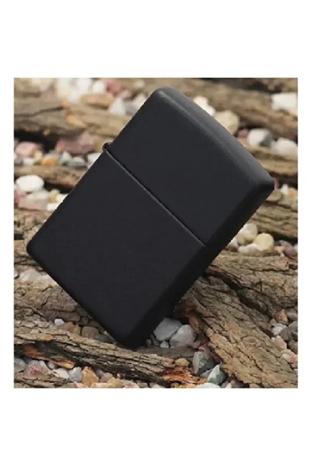 Zippo Modeli Siyah Benzinli Çakmak