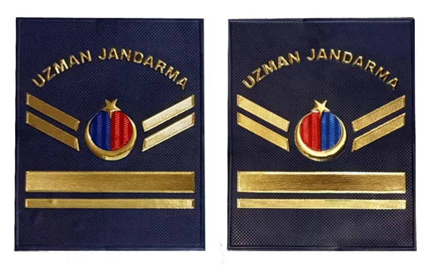 Jandarma Asayiş Uzman Jandarma 5.Kademeli Plastik Rütbe Lacivert Renk