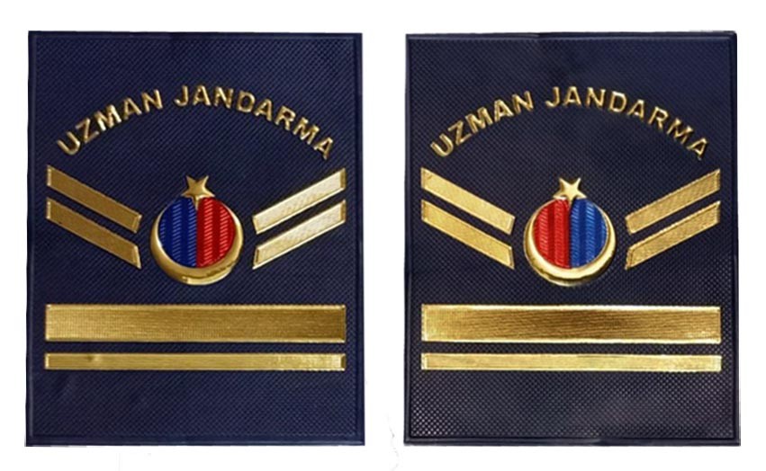 Yeni Jandarma Asayiş Uzman Jandarma 5.Kademeli Plastik Rütbe Lacivert Renk